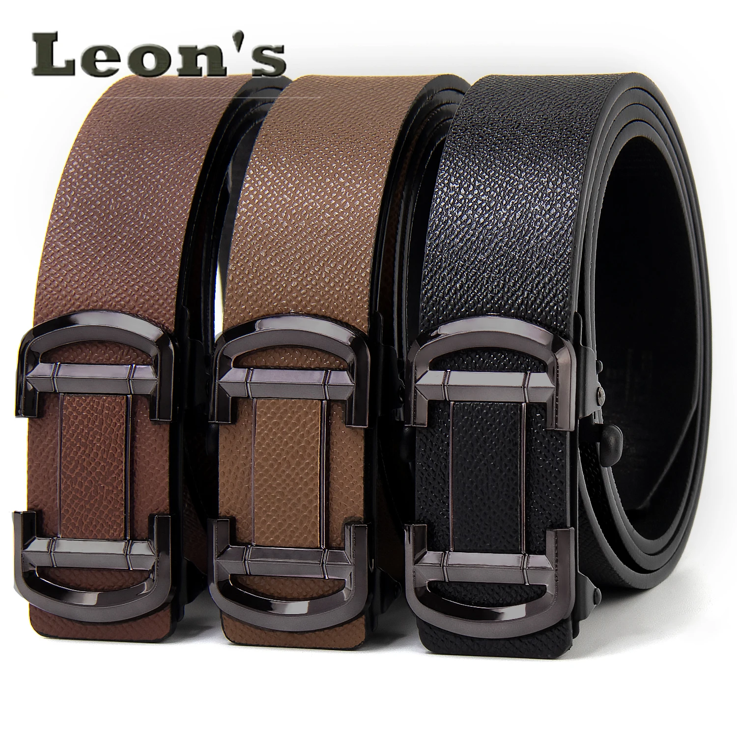 Famous Fashionable Men's Business Belt, Slim Fit, Versatile, Durable, Scratch Resistant, Imitation Leather, Dark Colored Belt