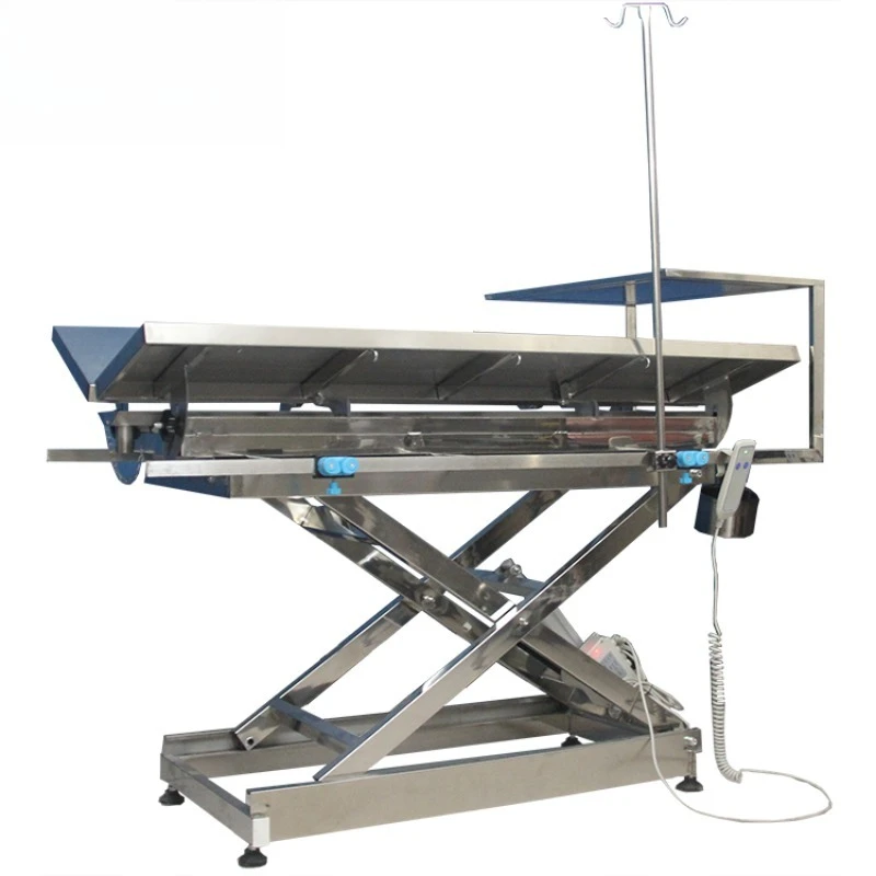 2026 Stainless Steel Motorized Adjustable Tilt Operating Table  for Animal Care and Supplies