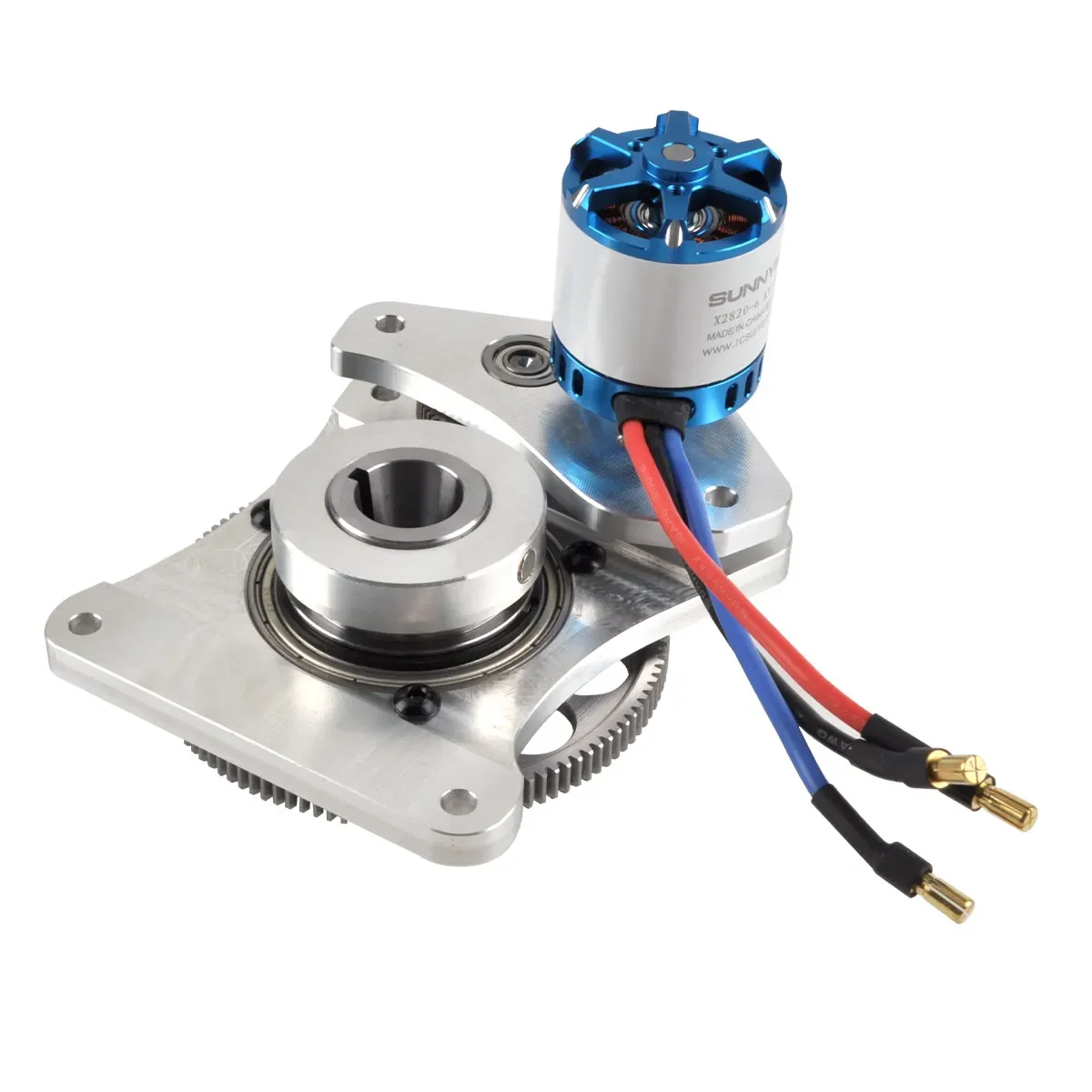 Electric Starter Kit with Motor for DLE130CC Gas Engine On-Board Auto Starter for RC Model Airplane Fixed-Wing