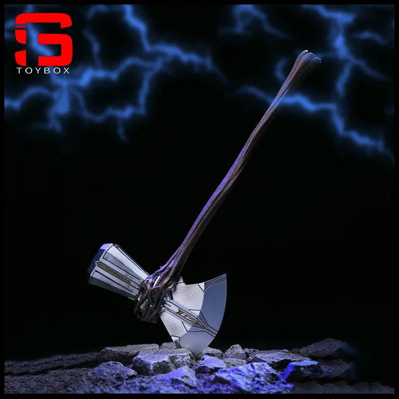 

ASTOYS AS2021-01 1/6 Luminescent Axe 9.5 x 21cm Weapon Model Fit 12'' Male Soldier Action Figure Body Dolls