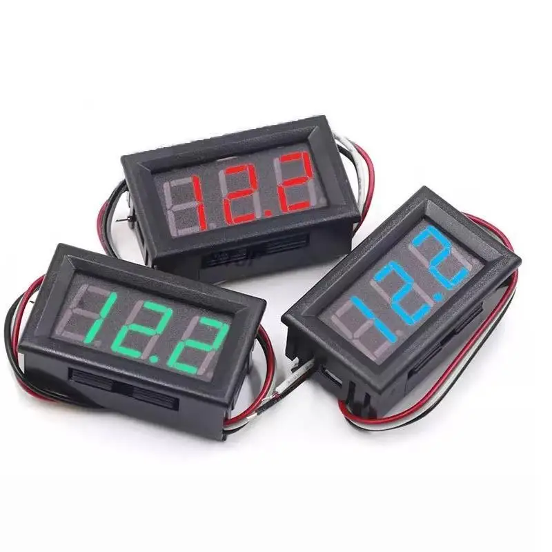 0.56 inch 4.5-30V DC Car Motor Red LED Digital Voltmeter Gauge Volt Voltage Panel Meter Dropshipping