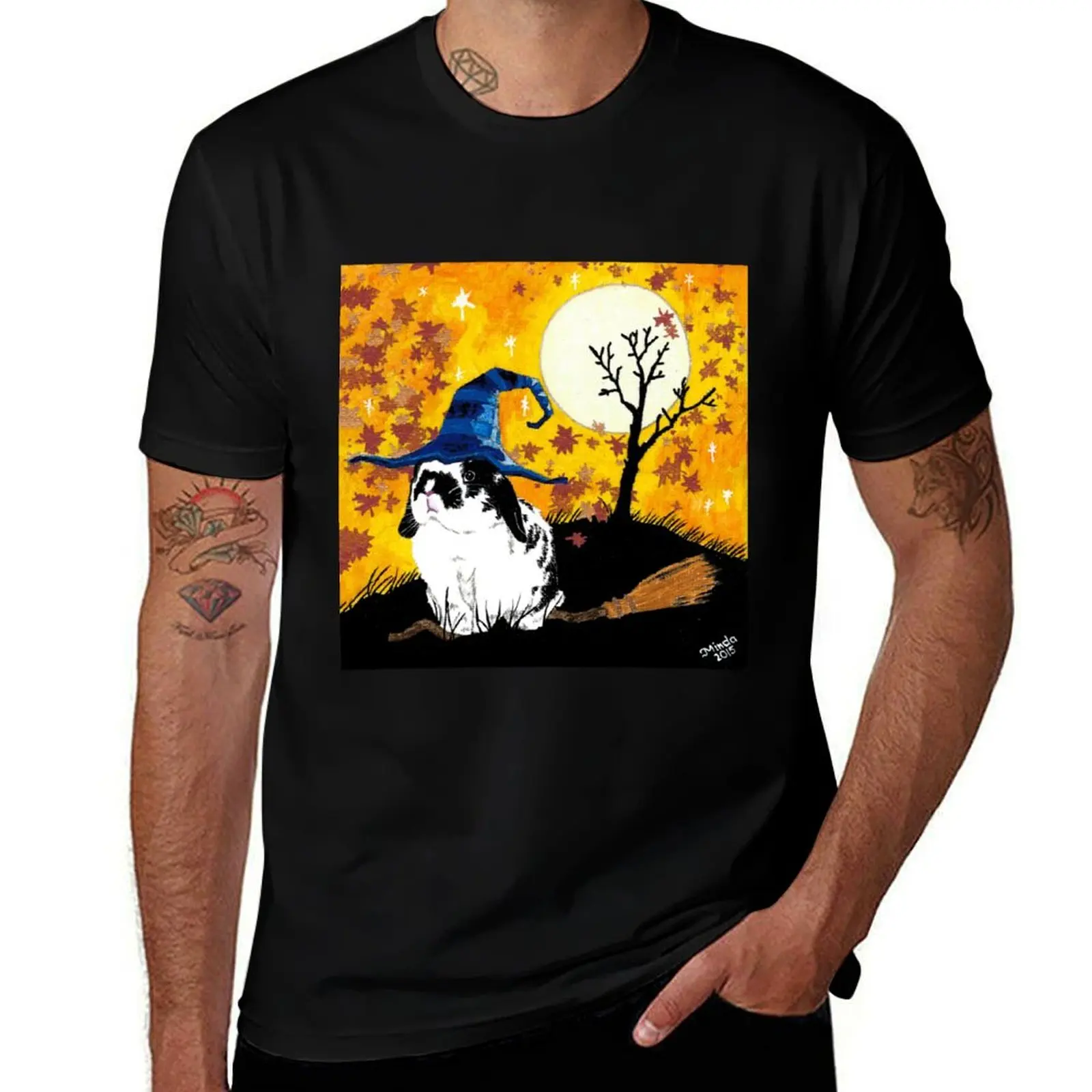 Spooky Series-You've Bewitched Me T-Shirt Classic Print Short Sleeve Shirt T-Shirt