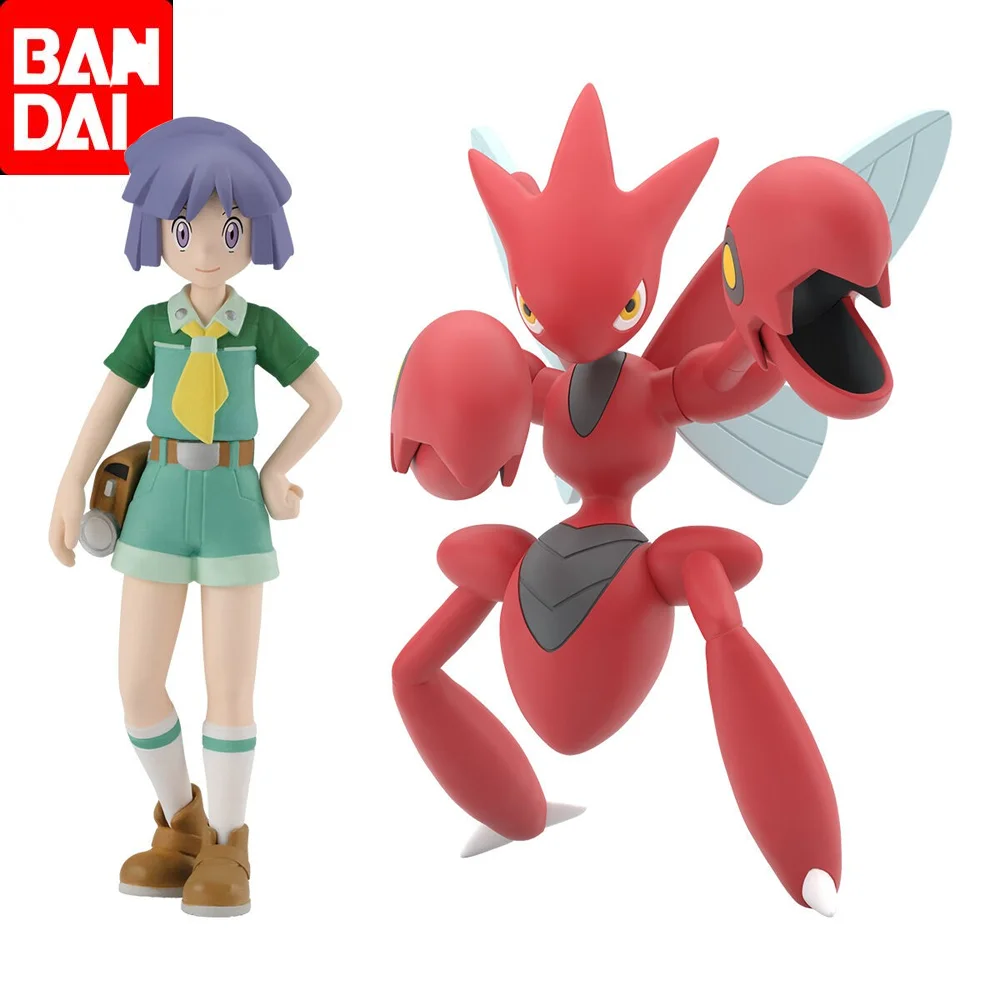 

Bandai Original Shokugan SCALE WORLD Pokemon Tsukushi Hassam Anime Action Figure Toys For Boys Girls Children Birthday Gifts