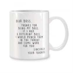 Worlds Best Boss Mugs For Men Women Boss Lady Birthday Gifts Novelty Coffee Ceramic Tea Cups White 11 oz mug