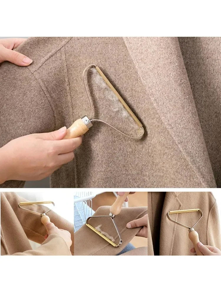 Portable Lint Remover Pet Hair Remover Brush Carpet Wool Coat Clothes Lint Pellet Manual Shaver Removal Scraper Cleaning Tool image 2