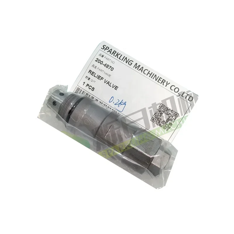 2026 nbSKGM 200-4870 305.5 306 Excavator Spare Parts 200-4870 Relief Valve 200-4870