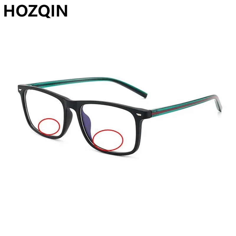 

Women Anti Blue Ray Bifocals Reading Glasses Men Retro Rivets Farsighted Eyeglasses Presbyopia Eyewear Hyperopia Spectacles