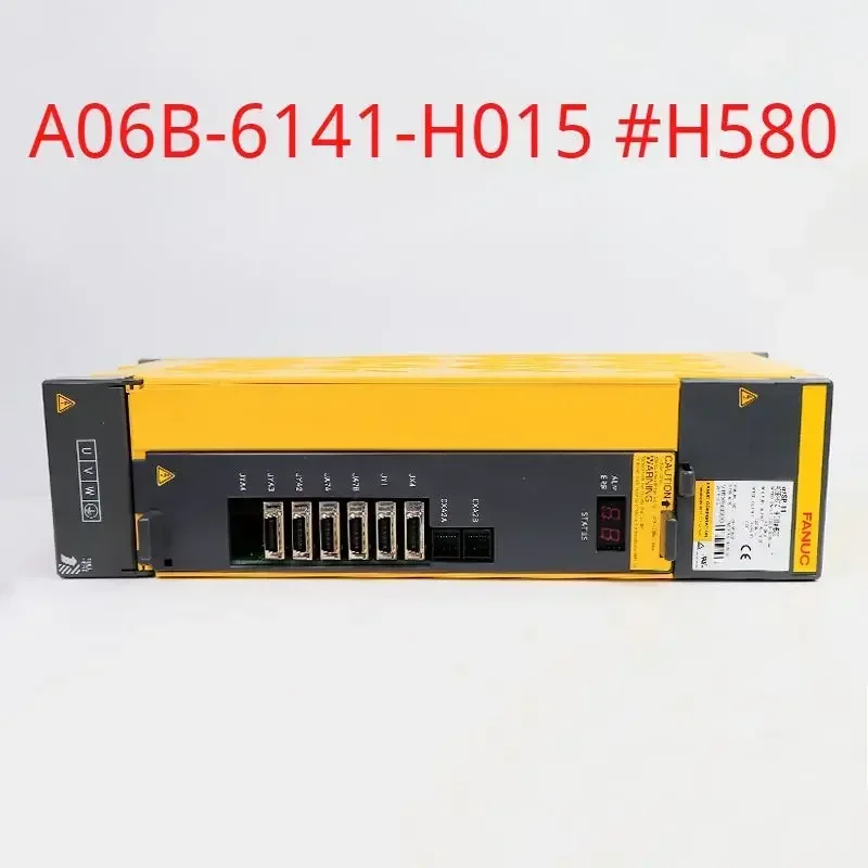 A06B-6141-H015#H580 Used tested ok FANUC Servo Driver Amplifier Module A06B 6141 H015