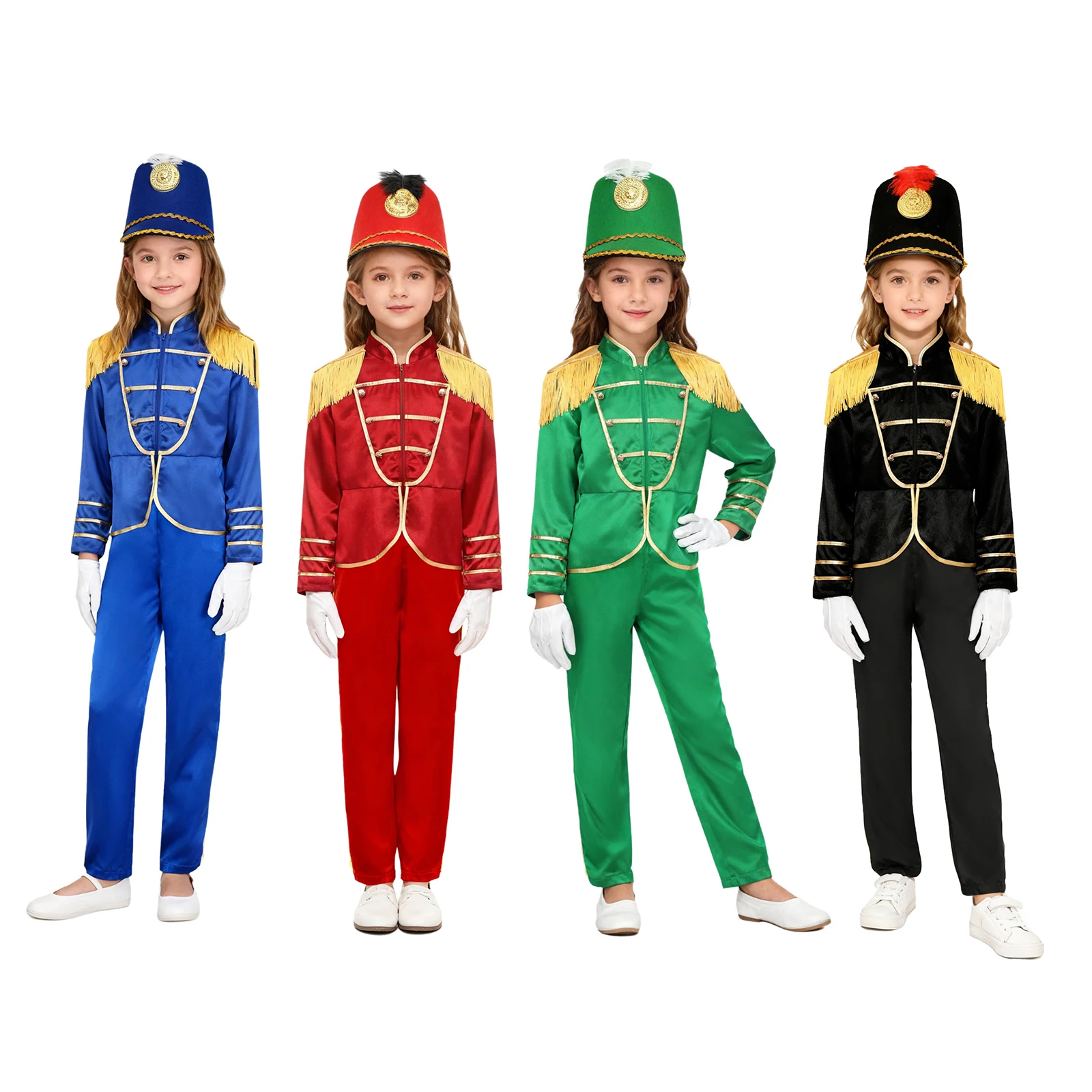 Uniforme majorette infantil para banda y desfiles - imagen 3