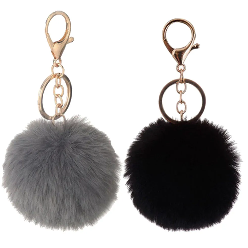 

2 шт. Брелоки с помпонами: милые пушистые брелоки, стильные брелоки для сумок, ключей, телефонов, на выпускной, Рождество, День матери