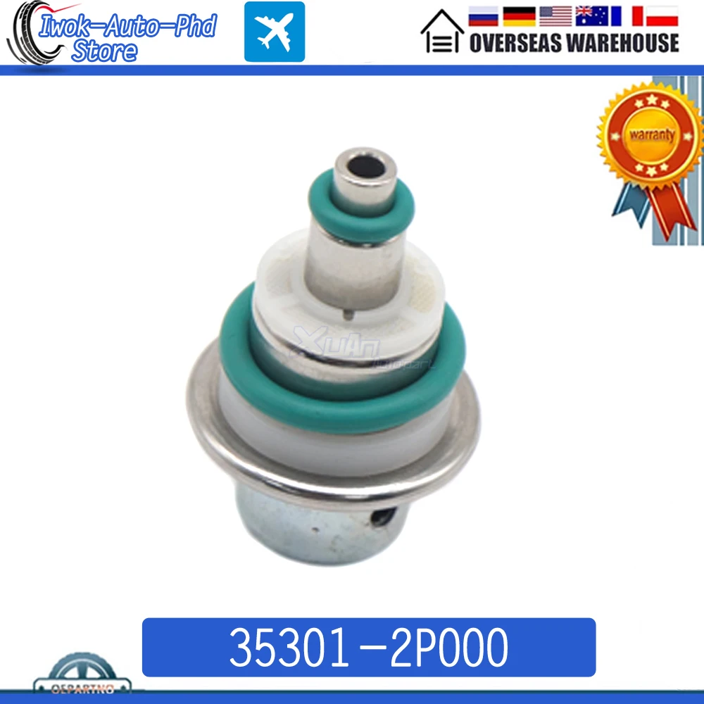 

XUAN NEW Fuel Injection Pressure Regulator 35301-2P000 For Hyundai Kia Elantra Tucson 2010-2014 353012P000 PR4177 PR4326