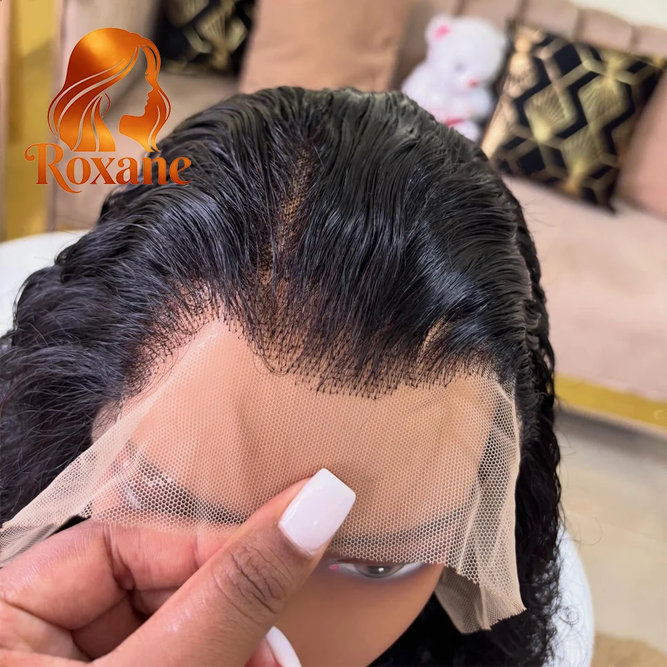 

Парик из натуральных волос Roxane 220Density Body Wave с HD-кружевной передней частью 13x4, 30-40 дюймов, прозрачное кружево 13x6, для женщин
