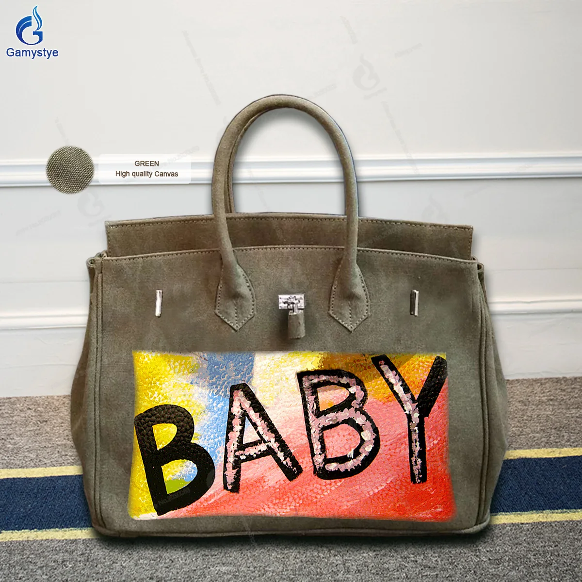 

Personalizar bolso Art Printed Colorful English BABY Bag Ladies purses and handbag Messenger Clutch Totes 16A Canvas Bags