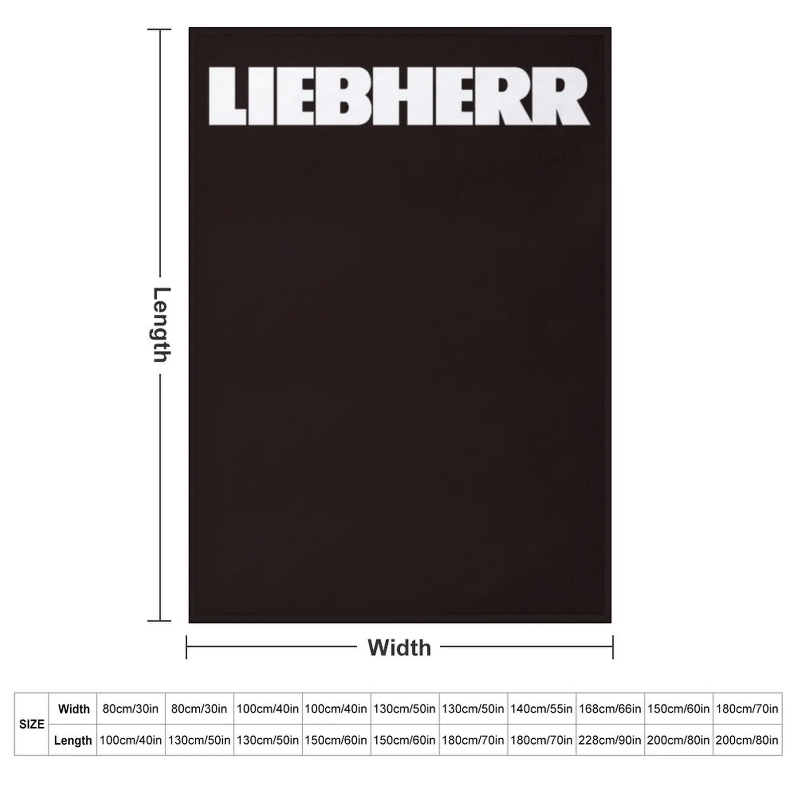 Best seller liebherr merchandise essential t shirt Throw Blanket Custom for sofa wednesday Retros Luxury St Furry Blankets