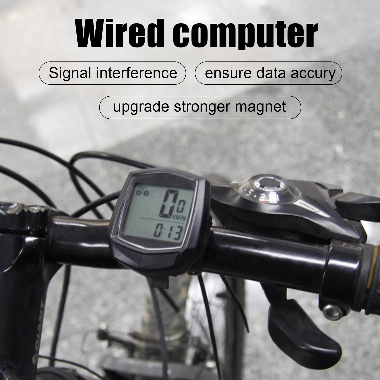 

Велокомпьютер SD 581 проводной, высокопроизводительный, с водонепроницаемой защитой, одометр для горного велосипеда, английский спидометр