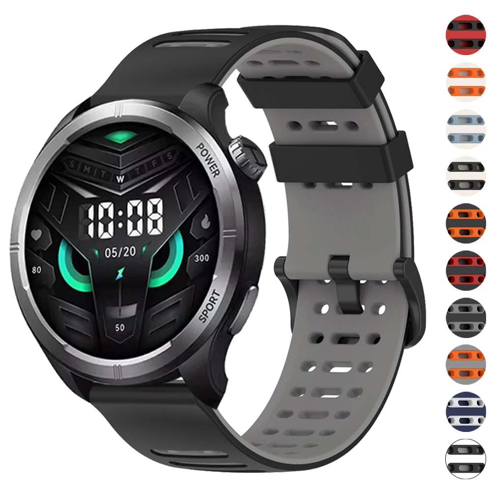 22mm Replacement Strap For Xiaomi Haylou Watch 2 Pro(LS02 Pro) RS5 R8 S8 Solar Neo Plus RT3 Sport Bracelet Mi Watch S4 S1 Bands