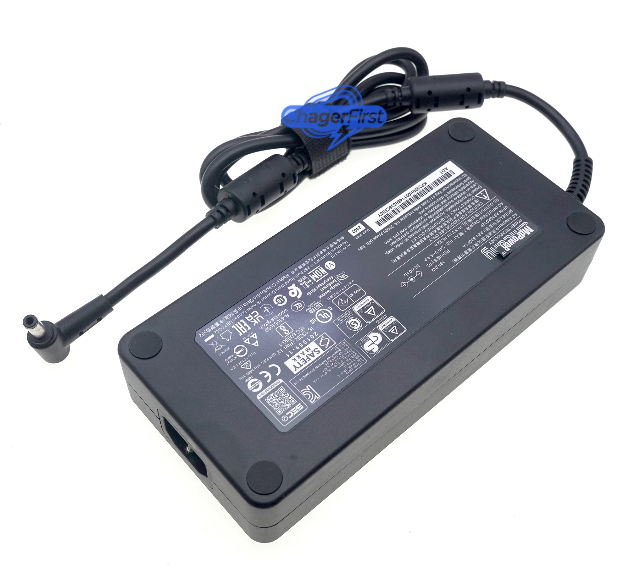 5.5x2.5mm 19.5V 16.92A  A20-330P1A 330W AC Adapter Replace for Mechrevo MSI Thunderobot Gaming Laptop Charger