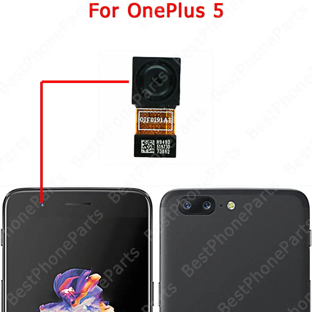 Selfie-Rückfahr kamera für oneplus 5 5t 1 3 3t eins plus 6 6t Rückansicht Frontkamera modul Ersatzteile Flex kabel