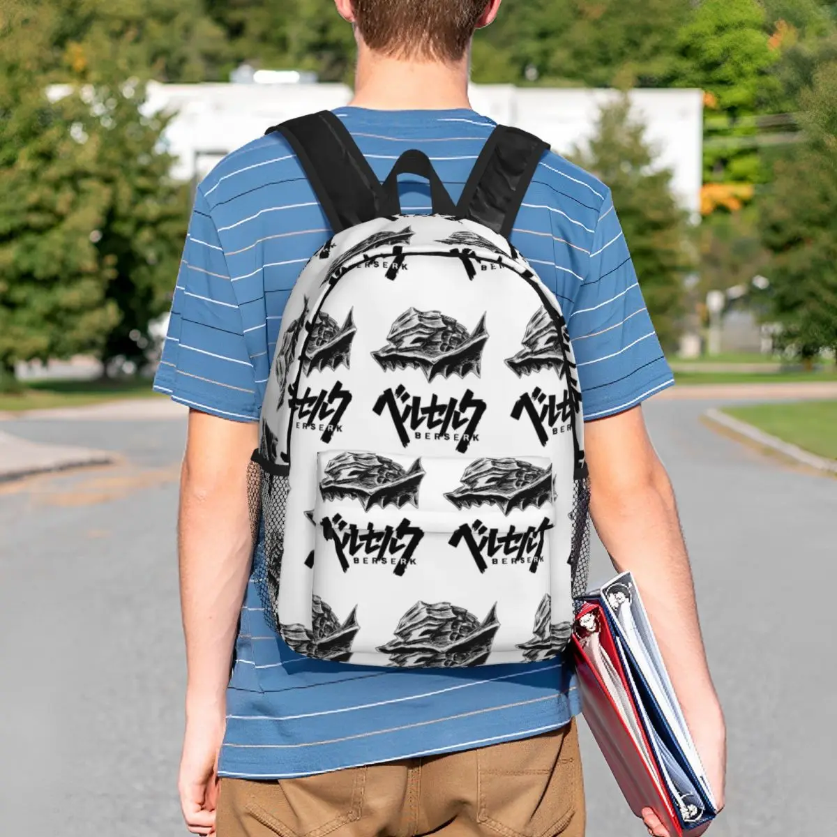 Berserk Sacrifice Mark Demon Sword And Magic Backpack Student Boys Girls BookBag Men Women School Bag Laptop Shoulder Bags