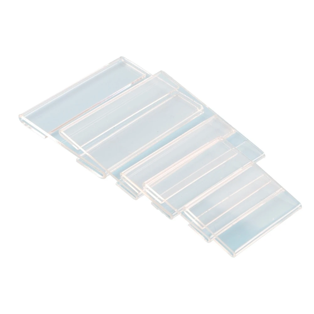 Acrylic T1.3mm Plastic Price Tag Sign Label Frame Display Wall Sticker Paper Advertising Promotion Name Card