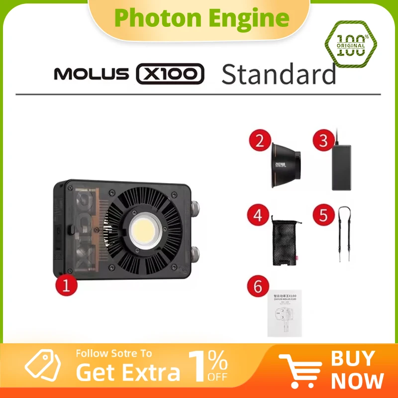 Zhiyun Molus X100 L… - image