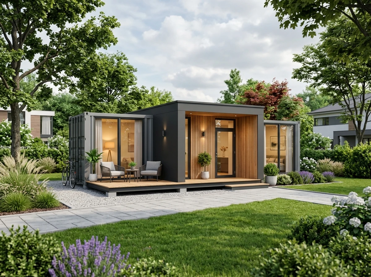 Low Cost Expandable Container House Prefabricated Home 2 Bedroom 1 Bathroom for Guest House Rental Prefabricated Houses