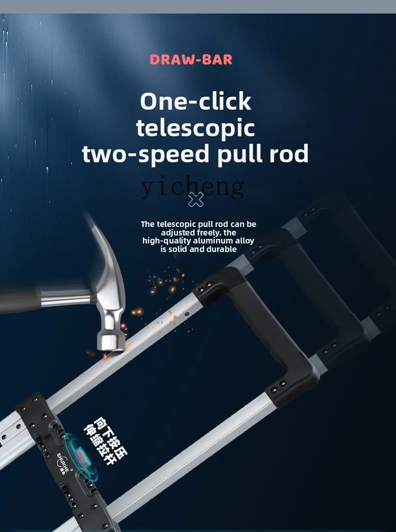 TQH hand-pulled cart folding portable pull cargo load king trolley pull cargo trailer