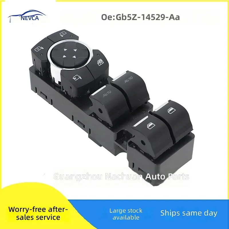 For Ford GB5Z-14529-AA Master Window Switch Electric Glass Lifter Control Button