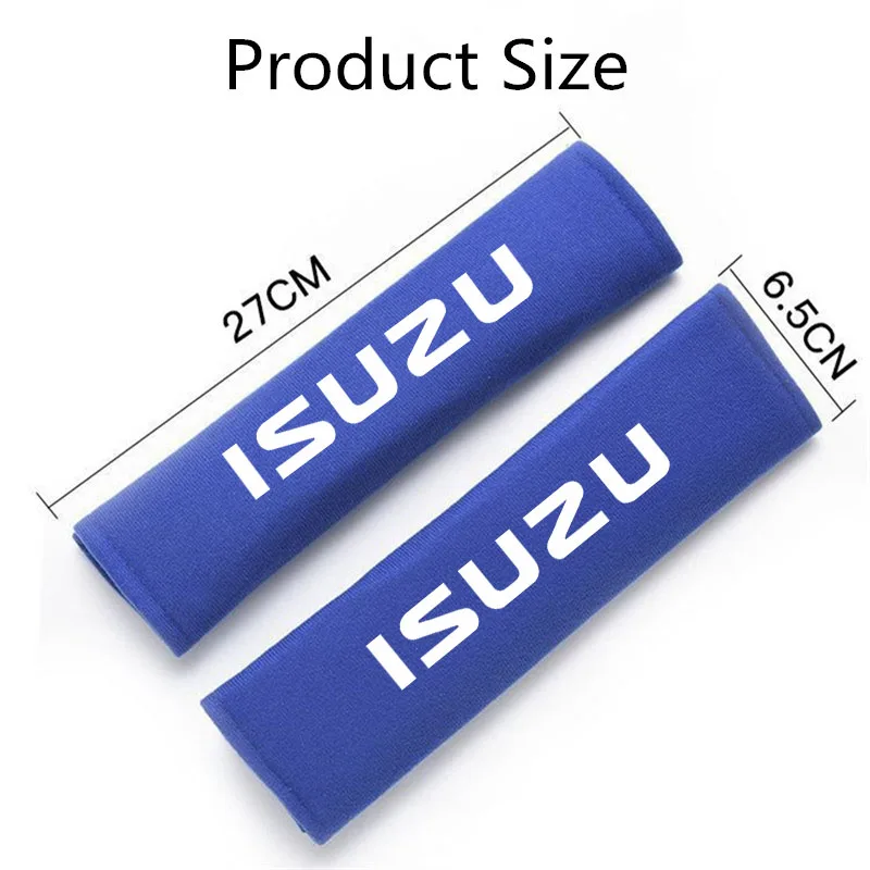 2Pcs Car Safety Belt Shoulder Cover Pad Plush Seat Belt Shoulder for Isuzu D-MAX D MAX Dmax I II WFR VAN NFR Auto Accessories