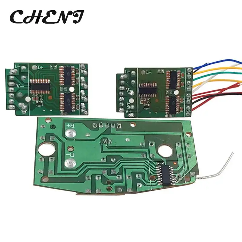 Papan sirkuit tujuh saluran 2.4G, modul mobil Remote Control geser dan berputar
