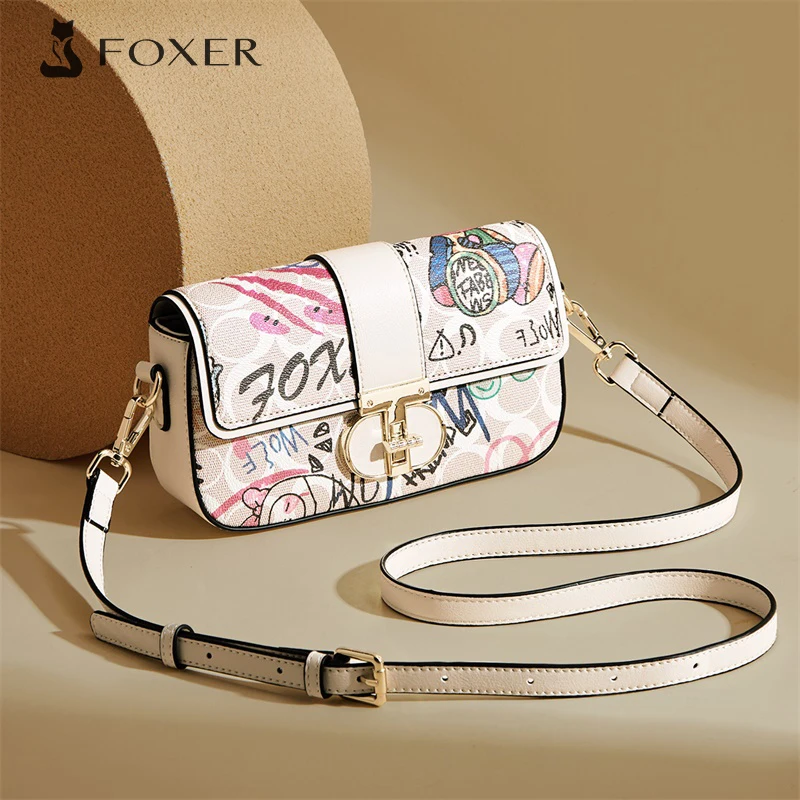 Luxury Women's Crossbody Shoulder Bag by FOXER - 2025 Edition
