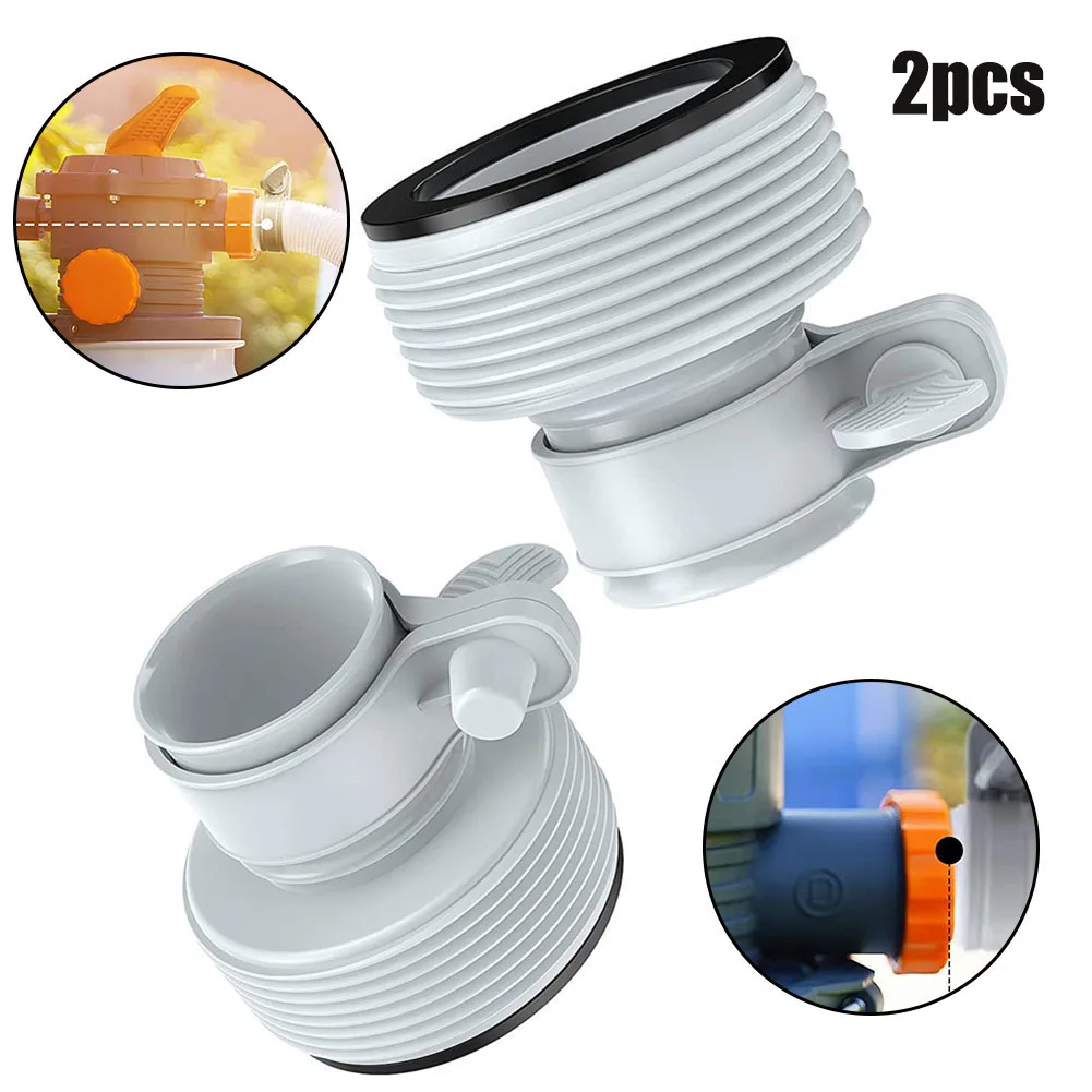 For Intex 29061E Type B Intex Pool Clamp On Fittings Converter Intex Hose Adapter Pool Accessory 1.25in To 1.5in Pump Parts