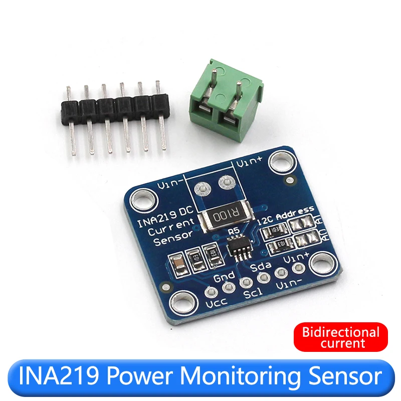 INA219 I2C Interface Zero Drift Bidirectional Current/Power Monitoring Sensor Module