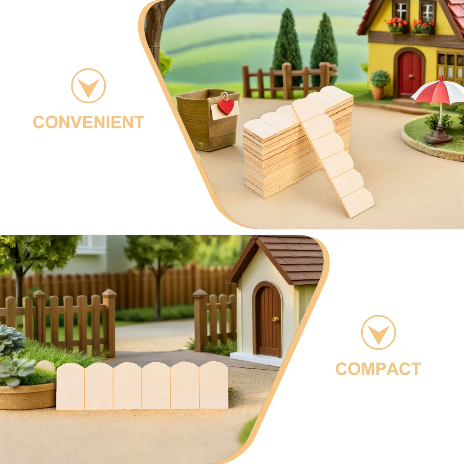 Carreaux de toit pour maison de poupée, échelle 1/12, écailles de poisson, lanières en bois pour bricolage, ensemble de construction de peinture, accessoires de toiture miniatures, 48 pièces