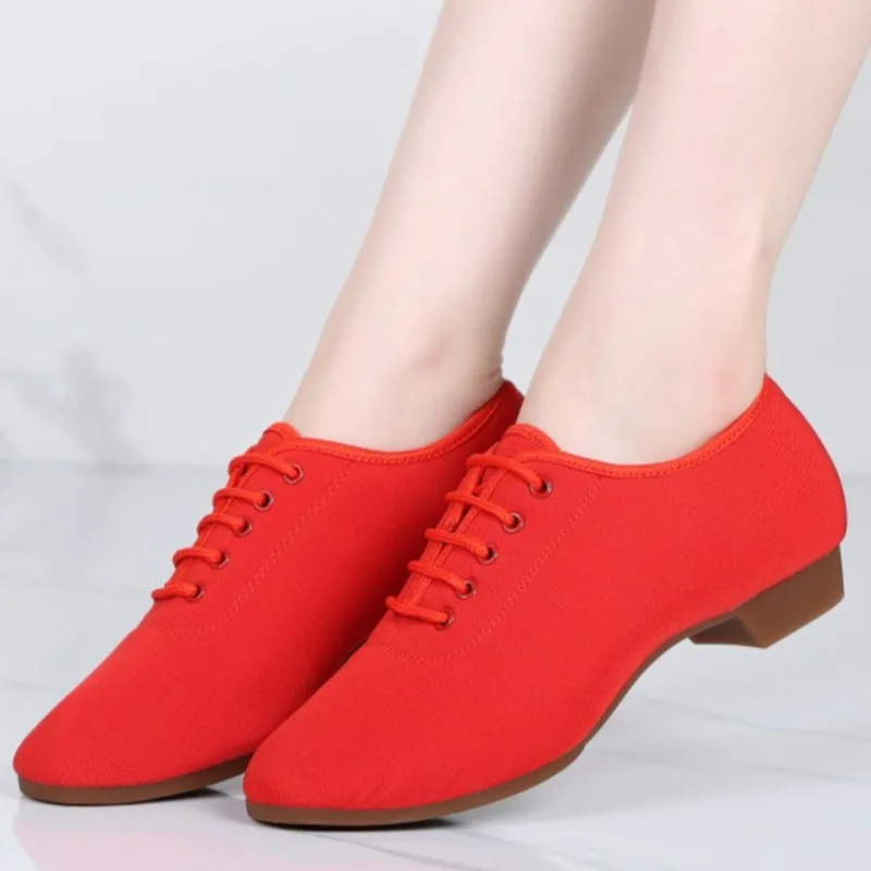 

Новые женские танцевальные туфли на низком каблуке с мягкой подошвой для латинских танцев, танго, сальсы, подходят для латинских бальных танцев и учителей