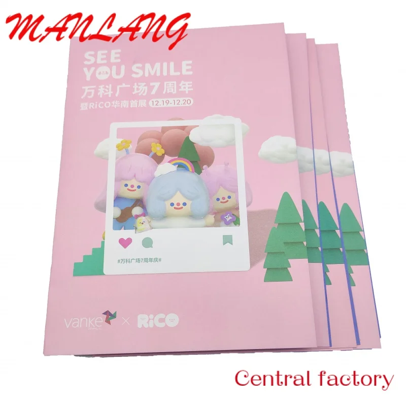 Custom  Fast shipping customized offset printing service brochure printing folding flyers  poster