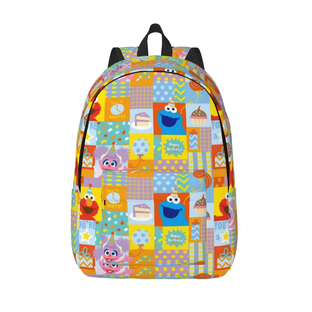 Cookies Anime Monsters Classical Backpack Durable Student Work Daypack for Men Women Laptop Shoulder Bag