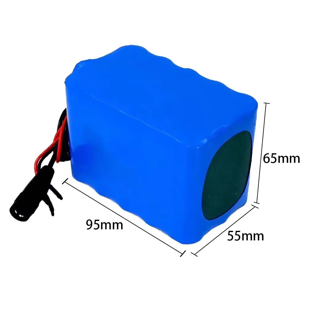 High Capacity NEW 12V 10000mAh 3S5P 18650 Lithium Battery Pack - Built-in BMS for Low-power Electronic Equipment