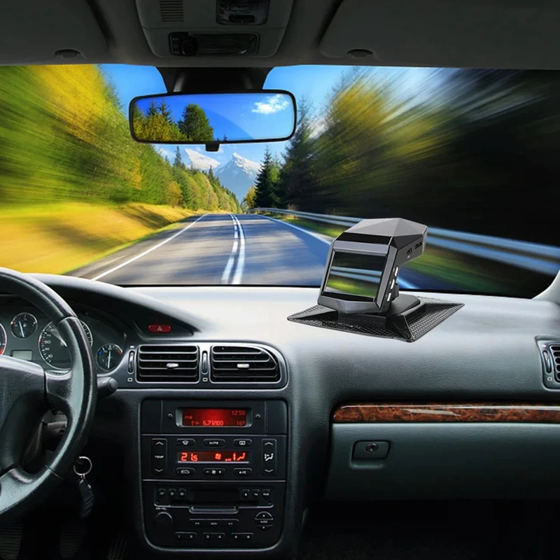 AIAI Car Dash Gravador de vídeo Monitor de visão traseira Dashcam Tela de 2 polegadas 1080P Grande angular