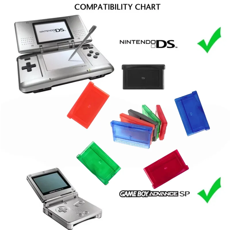 

1PCS Game Card Shell For Gameboy Advance/GBA Housing Case Box For GBA Game Components