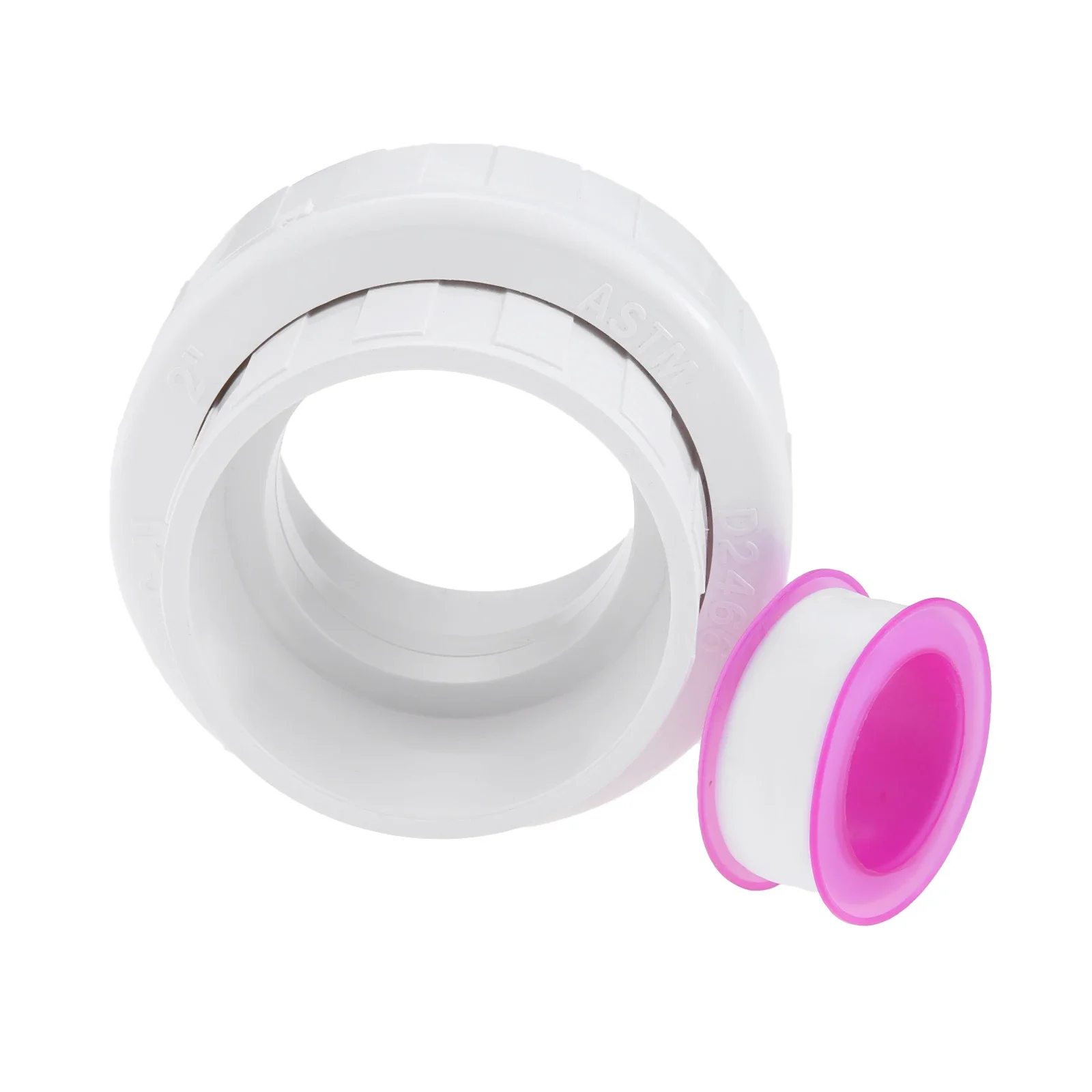 

PVC Ferrule Joint & 1 Pc Tape Suitable for Irrigation,Water Park,Aquarium Pipeline with EPDM O-ring No Leakage and Tight Sealing