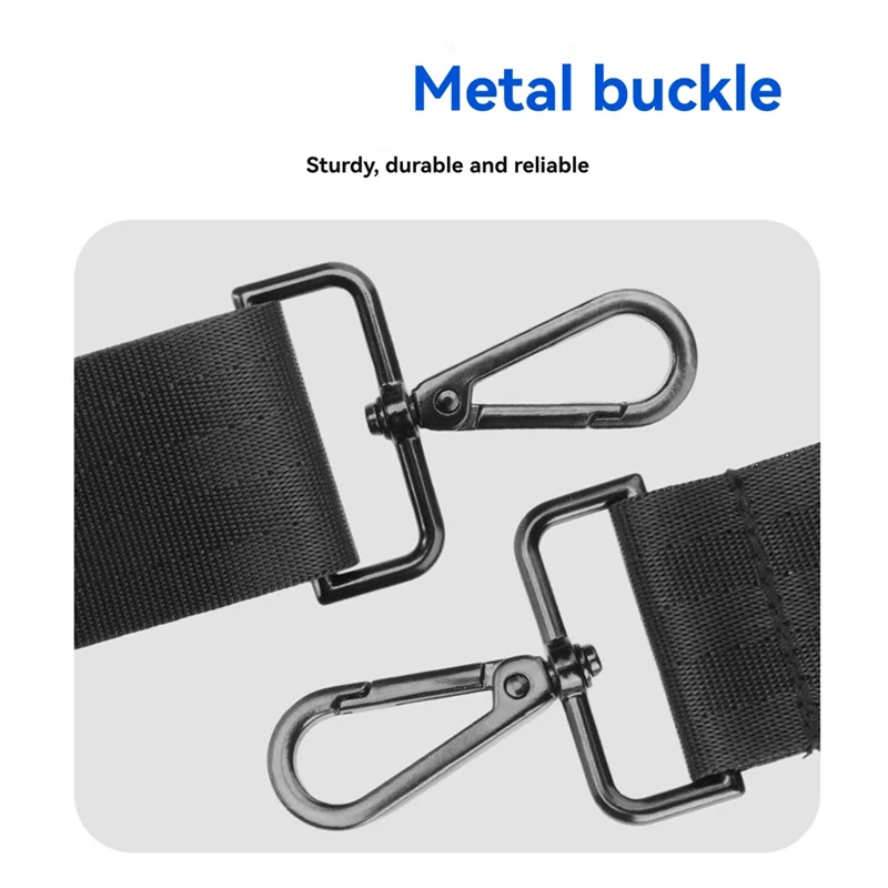 B50B-For Anker SOLIX C300 Portable Mobile Power Adjustable Strap, Outdoor Mobile Power Box With Metal Hooks Shoulder Strap