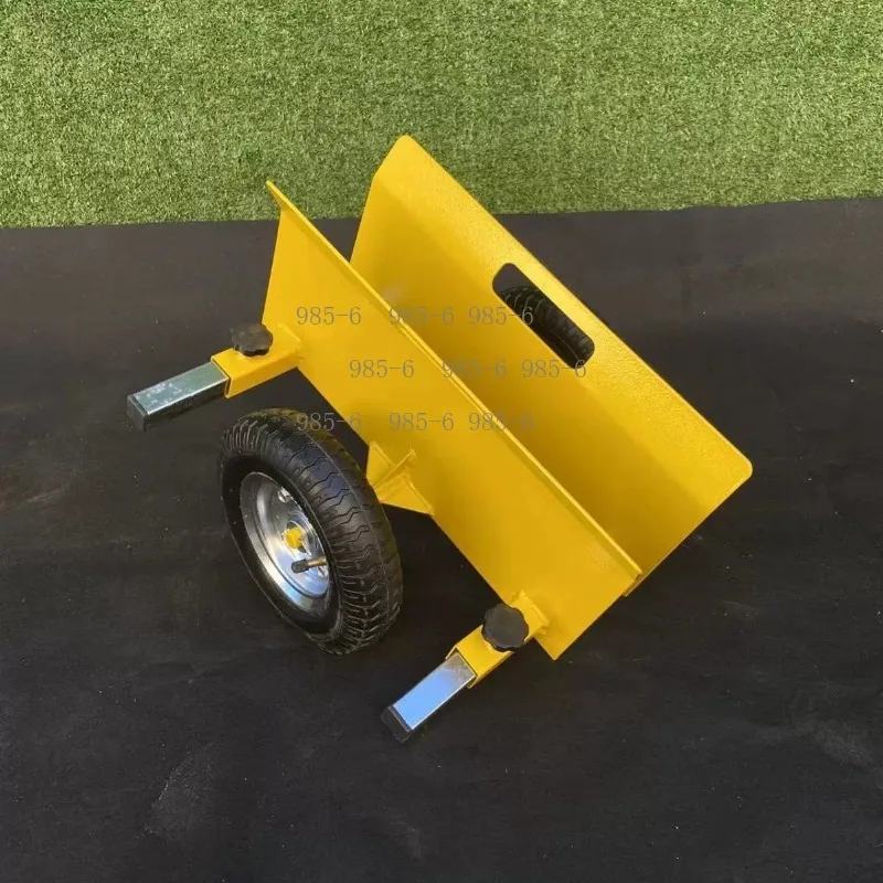 Labor-saving silent material trolley for drywall, wooden doors and fences, multi-functional tool for construction workers