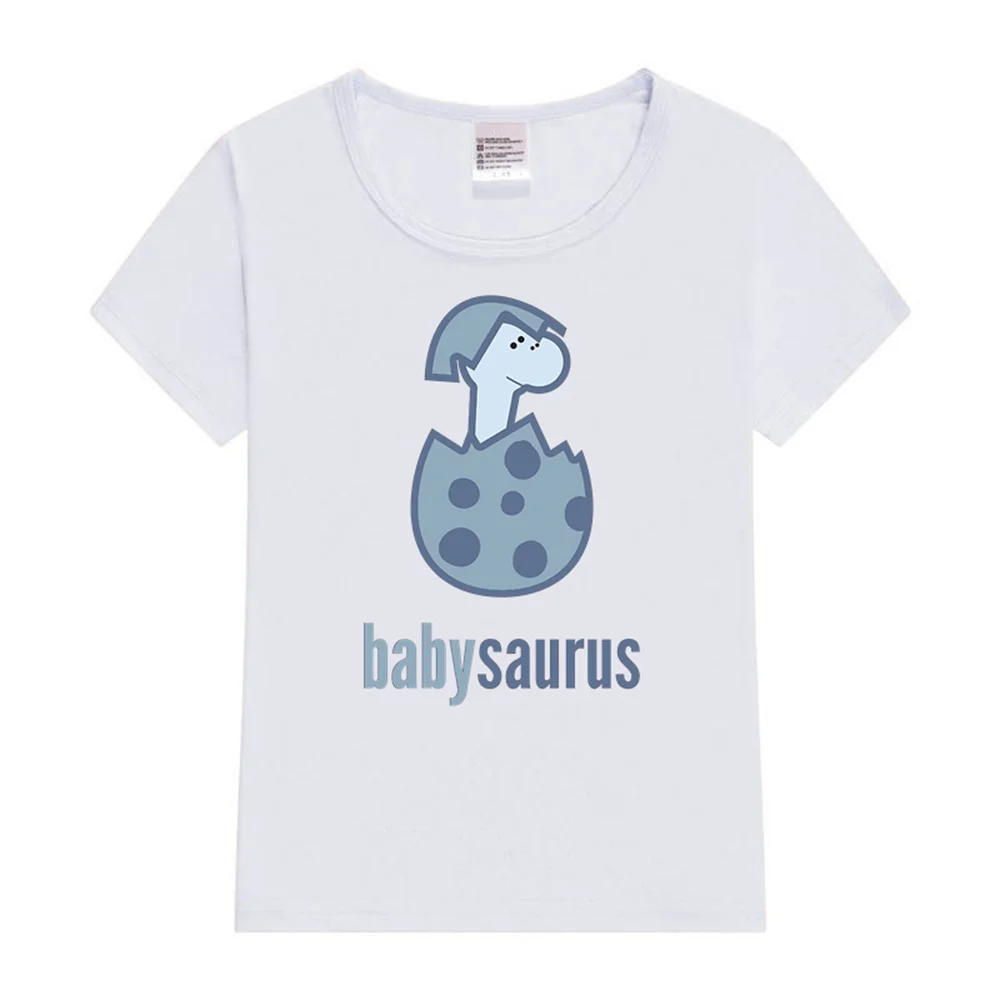 Mommysaurus Daddysaurus Babysaurus Shirt Dinosaur Family Shirt Set Baby T-Shirt  Summer Top Tees