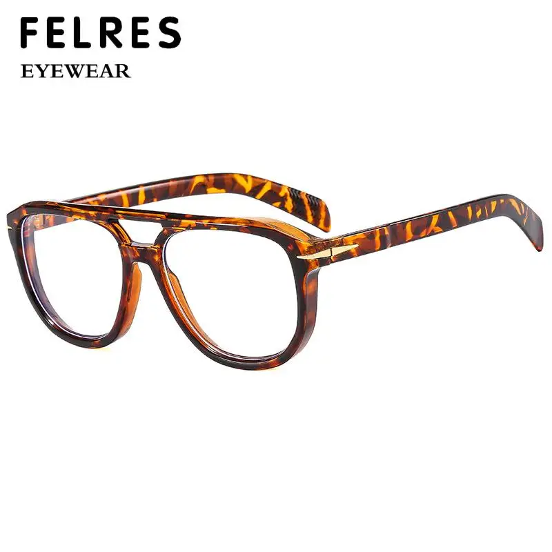 FELRES Square Anti Blue Light Reading Glasses Women Prescription Eyewear Optical Glasses Single Focus Presbyopic Glasses +1.75
