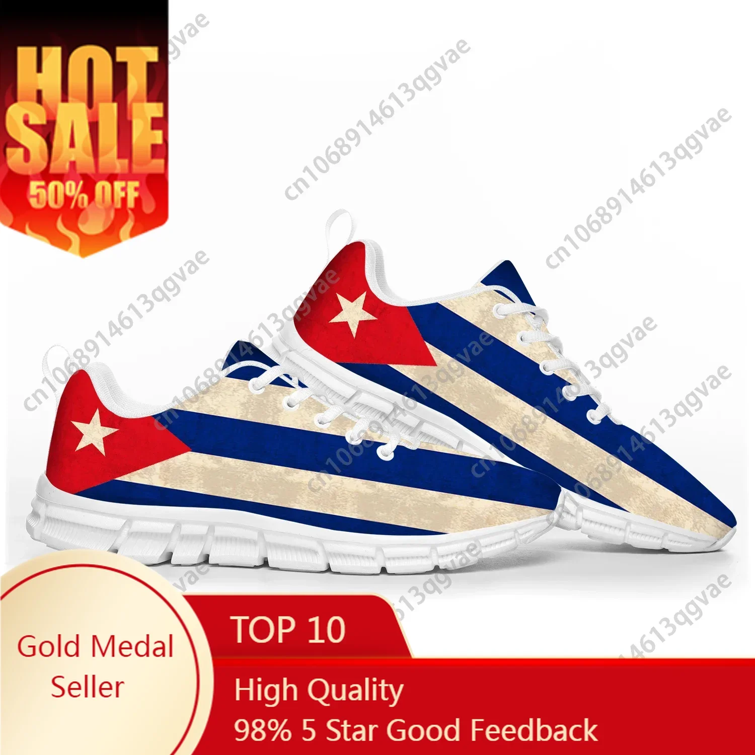 

Cuban Flag Sports Shoes Mens Womens Teenager Kids Children Sneakers Cuba Casual Custom Couple Shoes