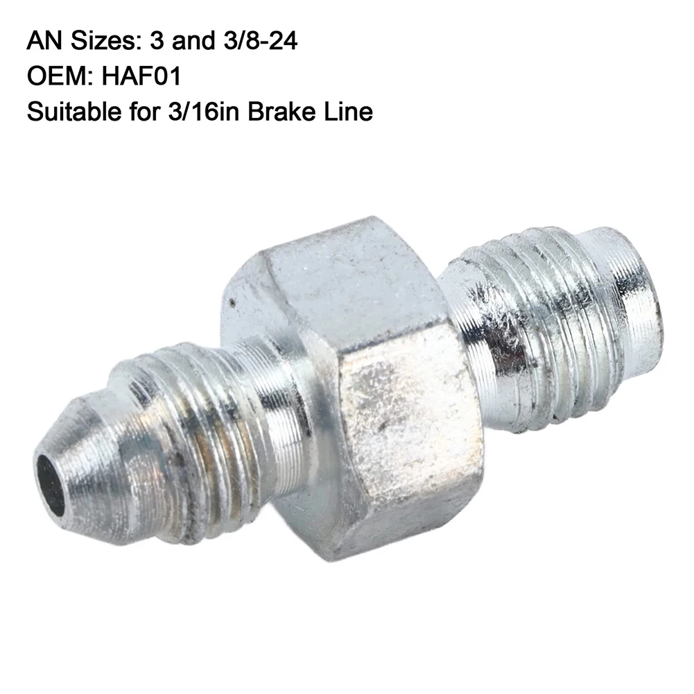Inverted Flare 3AN To 3 8-24 For Automotive Brake Repair 3AN To 3 8 Inverted Fitting Metal Alloy Construction Leak-free Seal