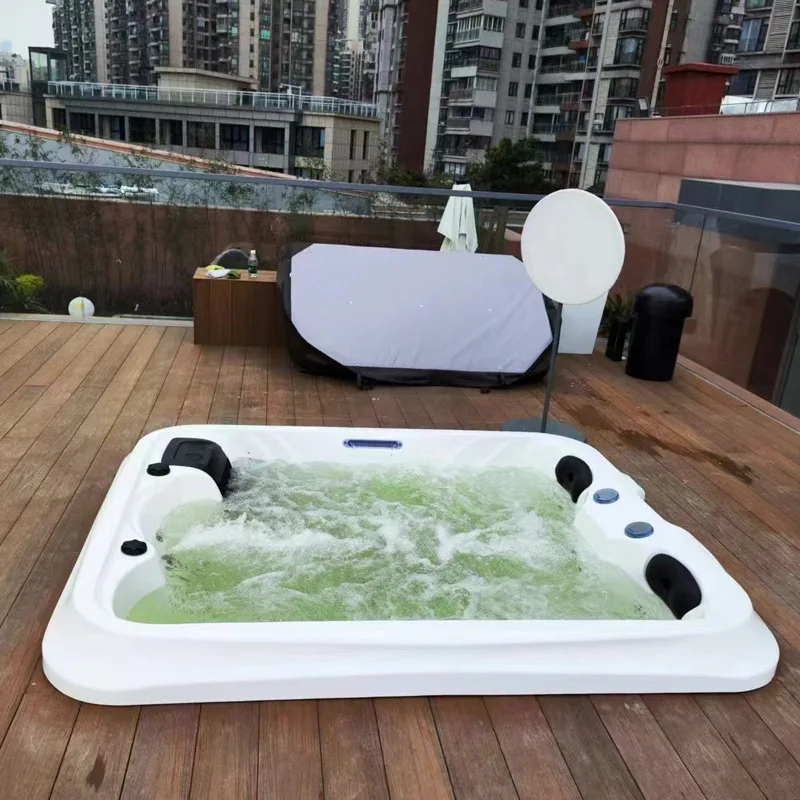 Acrylic Jacuzzi Multifunctional Outdoor Big Pool Homestay Villa SPA Pool Household Thermostatic Spa Bath