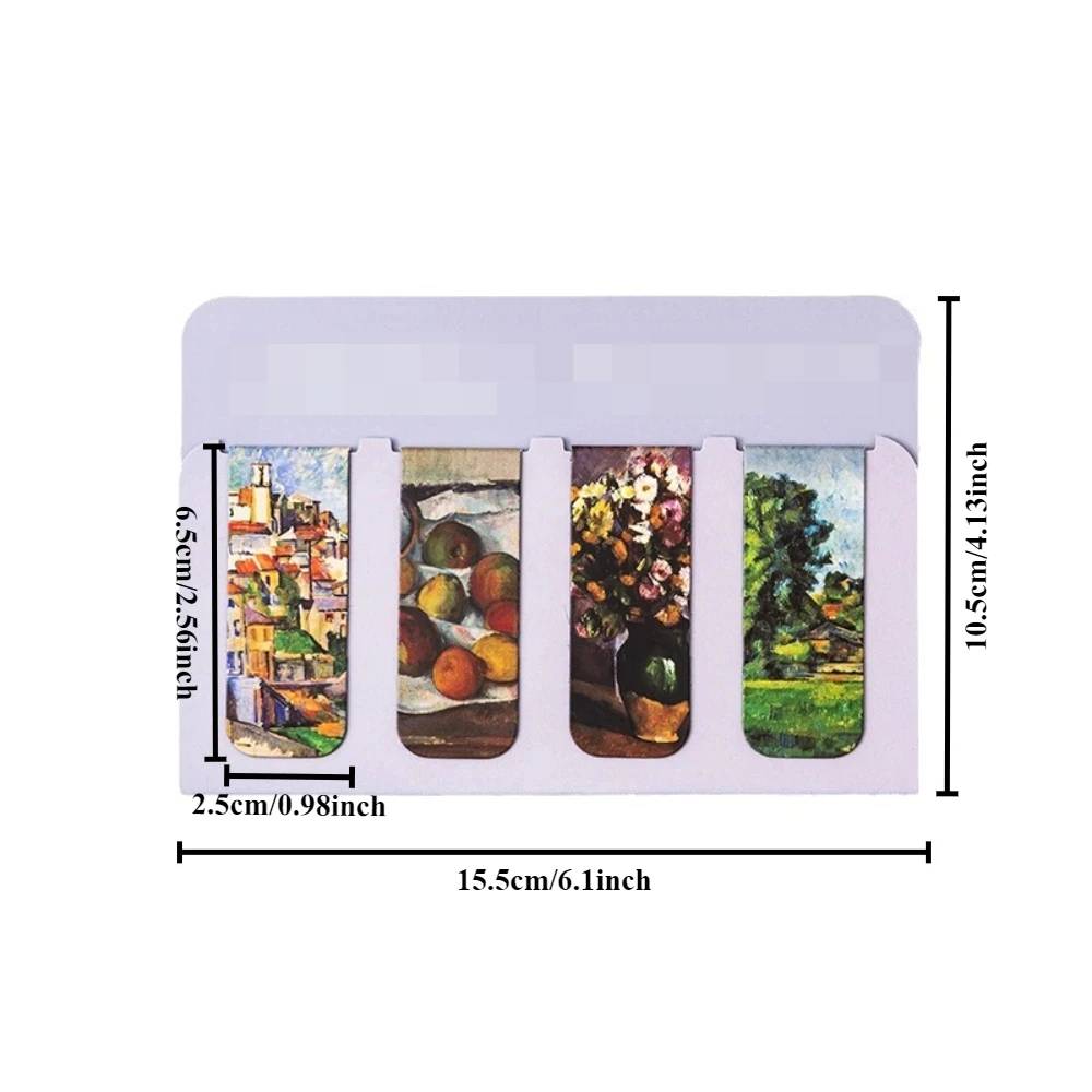 4 adet/takım Yaratıcı Manyetik Imleri Edebi Retro Imi Estetik Kırtasiye Kitap Sevgilisi Hediyeler Öğrenci Okuma Aksesuarları