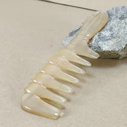 Sheep Horn Seven Teeth Scalp Massage Comb Household Water Drops Wide Teeth Head Meridian Comb